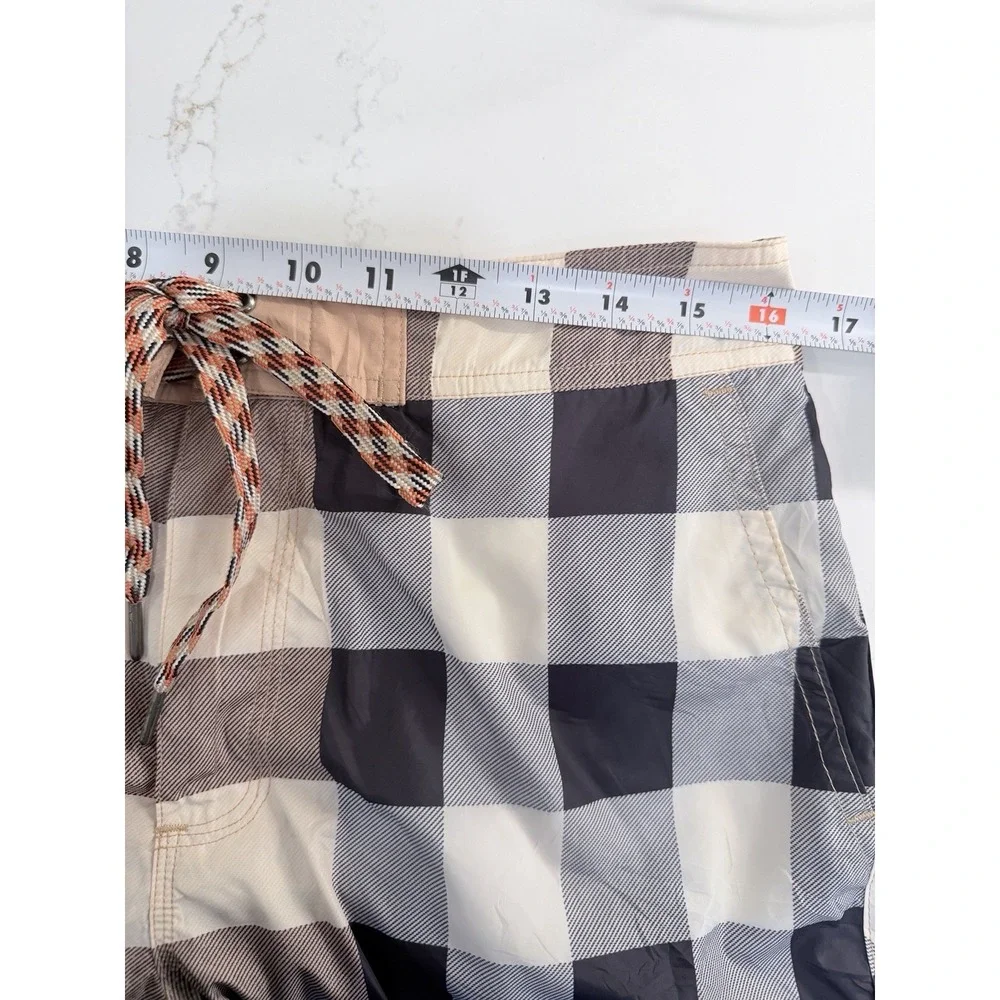 Burberry Men's Nova Check Swim Shorts Board Shorts Drawstring Size M